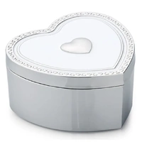 Whitehill Giftware Trinket Box - White Heart