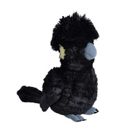 Wild Republic Cuddlekins - Black Yellow Tailed Cockatoo 12inch