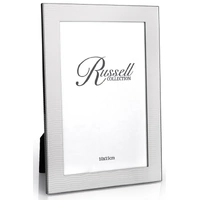 Russell Collection Frame - Linen Nickel Plated 4x6in