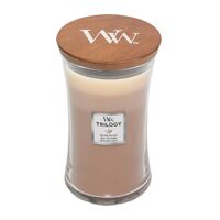 WoodWick Large Trilogy Candle - Golden Treats