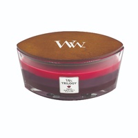 WoodWick HearthWick Trilogy Candle - Sun Ripened Berries