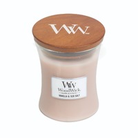 Woodwick Medium Candle - Vanilla & Sea Salt
