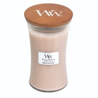 Woodwick Large Candle - Vanilla & Sea Salt