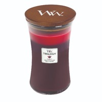 Woodwick Large Trilogy Candle - Sun Ripened Berries