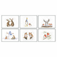 Wrendale Designs by Pimpernel Christmas Placemats - Set Of 6 Regular
