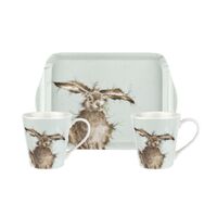 Wrendale Designs by Pimpernel Mug and Tray Set - Hare