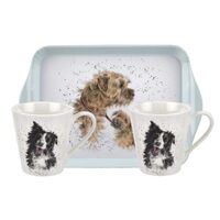 Pimpernel Wrendale Mug and Tray Set - Dogs
