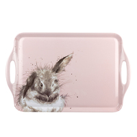Wrendale Designs by Pimpernel Large Tray - Pink Hare
