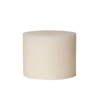 Elume Rustic Pillar Candle - Cream 10 x 8cm