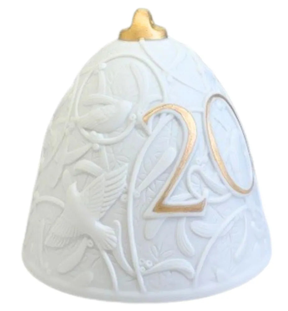 Lladro Christmas Bell Re-Deco 2008 Ornament