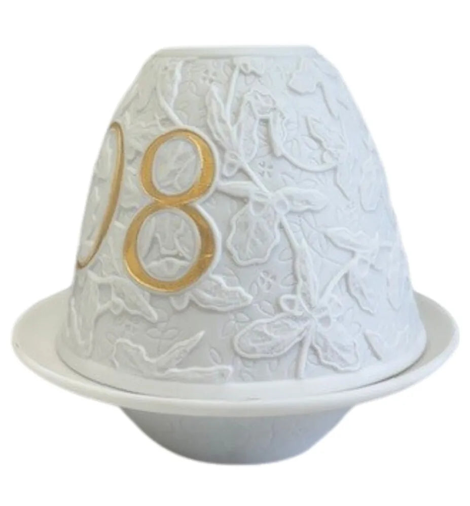 Lladro Christmas Lithophane Re-Deco 2008 Votive