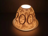 Lladro Christmas Lithophane Re-Deco 2008 Votive