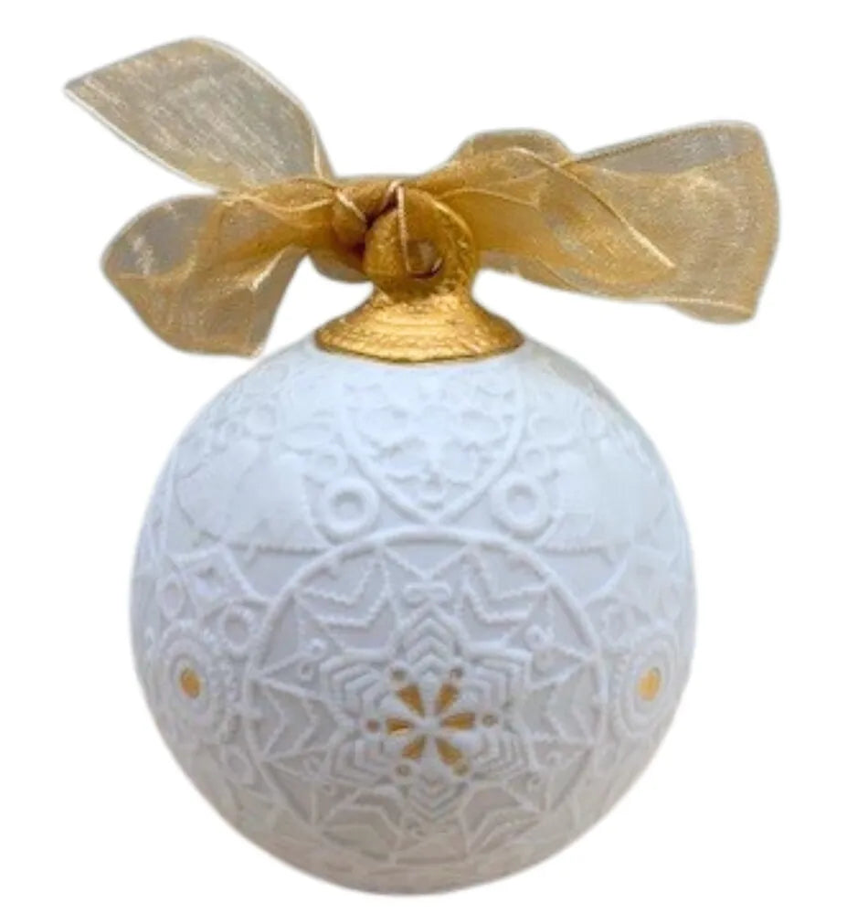 Lladro Christmas Ball Re-Deco 2009 Ornament