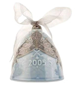 Lladro Christmas Bell 2005 Ornament