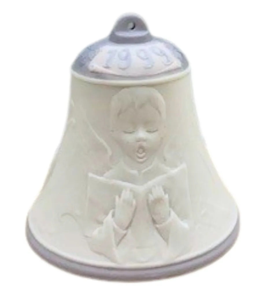 Lladro Christmas Bell 1999 Ornament
