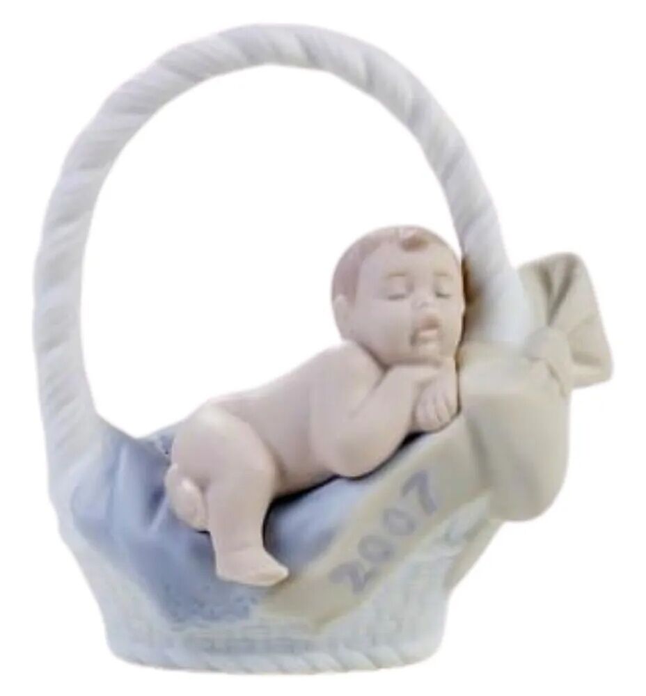 Lladro Christmas Born In 2007 Boy Ornament