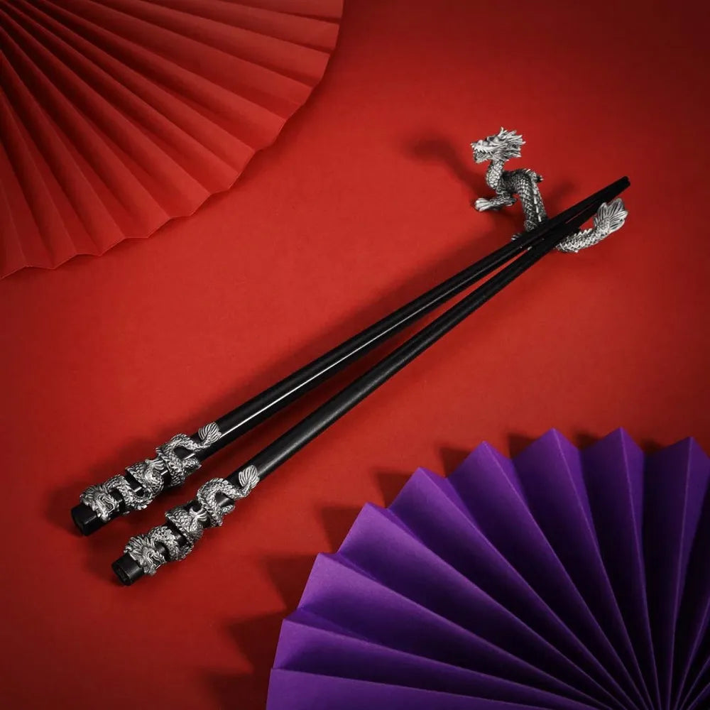 Royal Selangor 2024 Year of the Dragon - Chopsticks & Rest Set