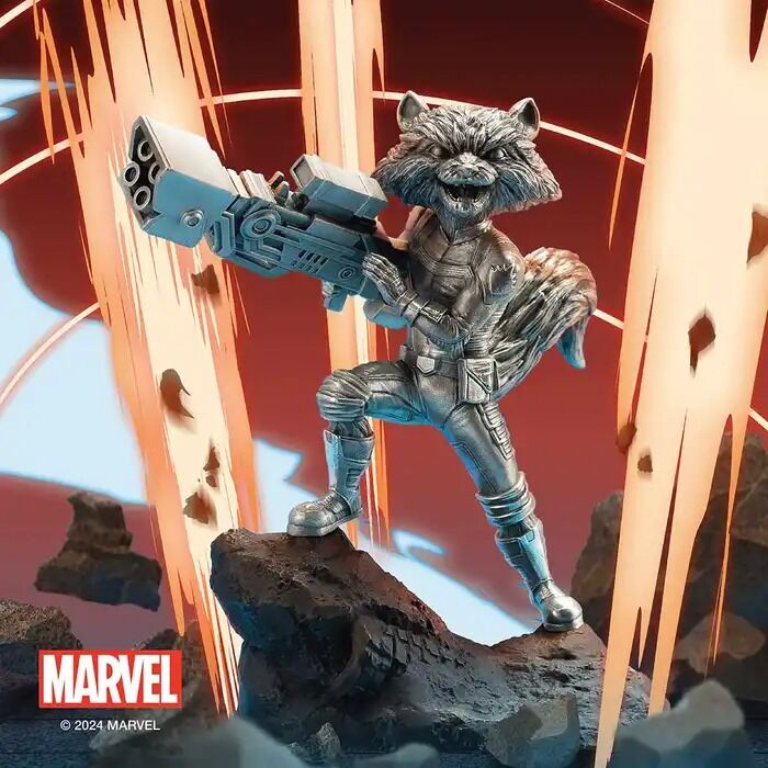 Royal Selangor Marvel - Rocket Raccoon Figurine