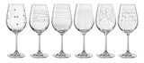 Bohemia Crystal Elements Goblet 450ml Set of 6
