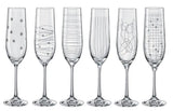 Bohemia Crystal Elements Flute 190ml Set of 6
