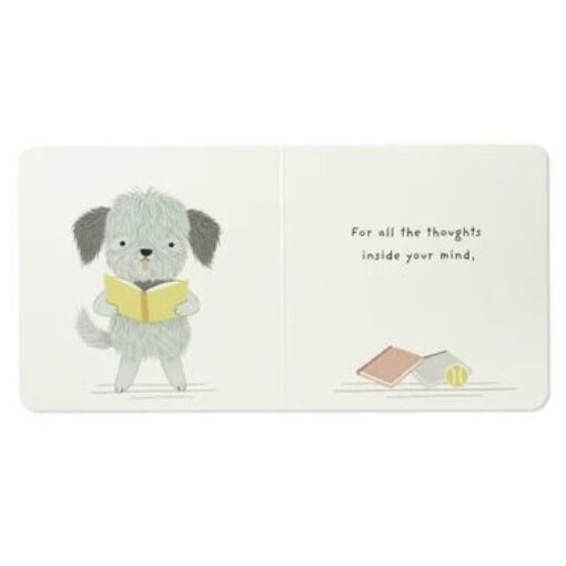 Hallmark Gifts - MopTops - Shaggy Dog Plush with You Make Me Proud Board Book