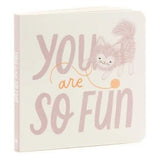 Hallmark Gifts - MopTops - Furry Cat Plush with You Are So Fun Board Book