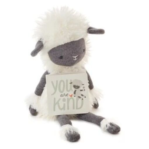 Hallmark Gifts - MopTops - Highland Sheep Plush with You Are Kind Board Book