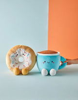Hallmark Better Together Magnetic Plush - Coffee and Donut - Large