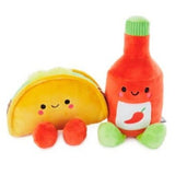 Hallmark Better Together Magnetic Plush - Taco and Hot Sauce