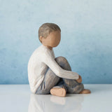 Willow Tree - Roses In The Garden Collection - Caring Child (Darker Skin & Hair)