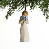 Willow Tree Hanging Ornament - Forget-Me-Not