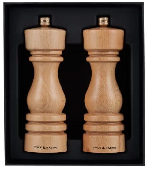 Cole & Mason - London Mills Natural Beech Gift Set 18cm
