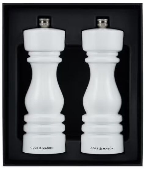 Cole & Mason - London Mills White Gloss Gift Set 18cm