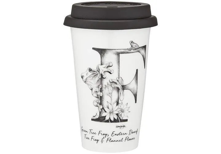 Ashdene Letters of Australia - "F" Travel Mug
