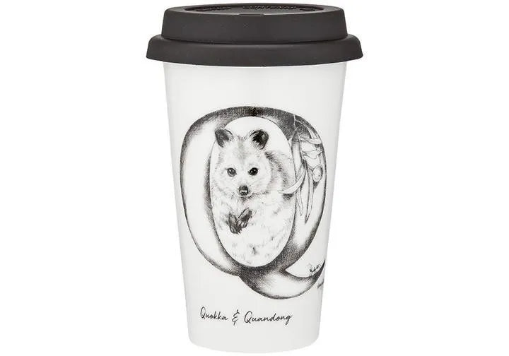 Ashdene Letters of Australia - "Q" Travel Mug