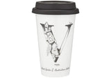 Ashdene Letters of Australia - "V" Travel Mug
