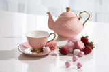 Ashdene Ripple - Cup & Saucer - Blush