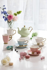 Ashdene Ripple - Cup & Saucer - Blush