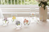 Ashdene Garden Bouquet - Crystal Tumblers (Pack of 4)