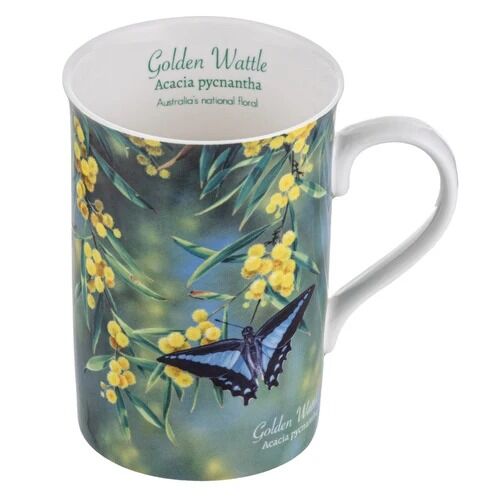 Ashdene Botanical Emblems - Wattle Mug