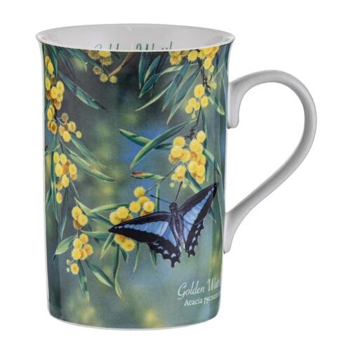 Ashdene Botanical Emblems - Wattle Mug