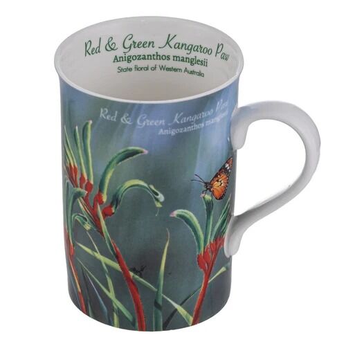 Ashdene Botanical Emblems - Kangaroo Paw Mug