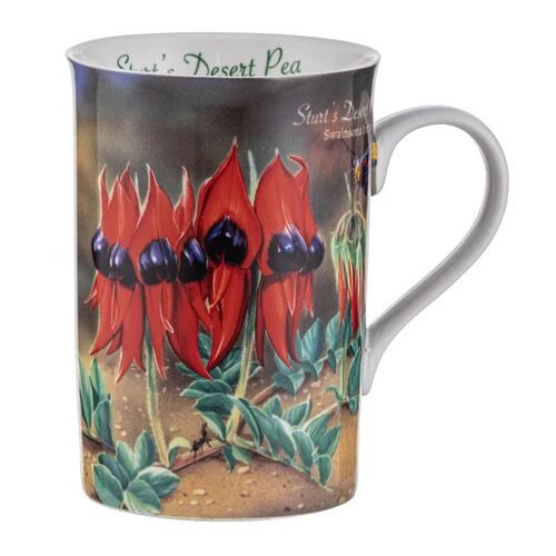 Ashdene Botanical Emblems - Sturt's Desert Pea Mug