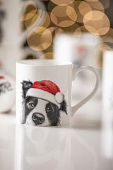 Ashdene Santa Paws - Border Collie Mug
