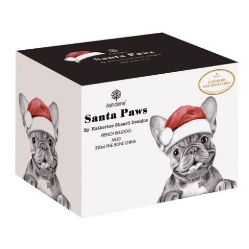 Ashdene Santa Paws - French Bulldog Mug