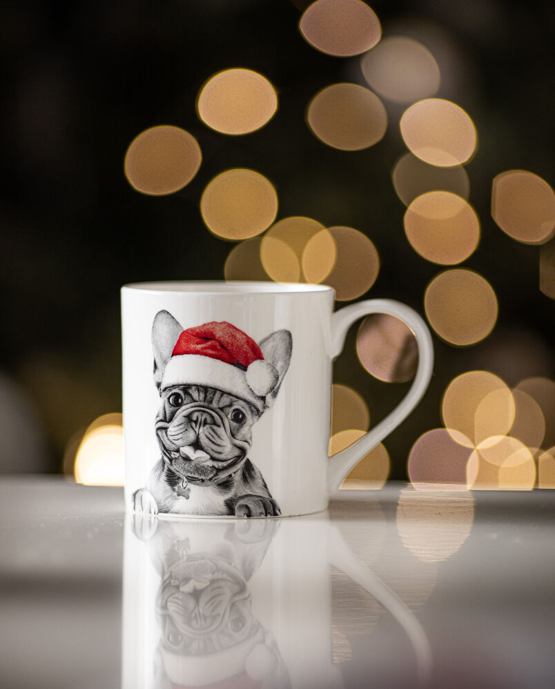 Ashdene Santa Paws - French Bulldog Mug