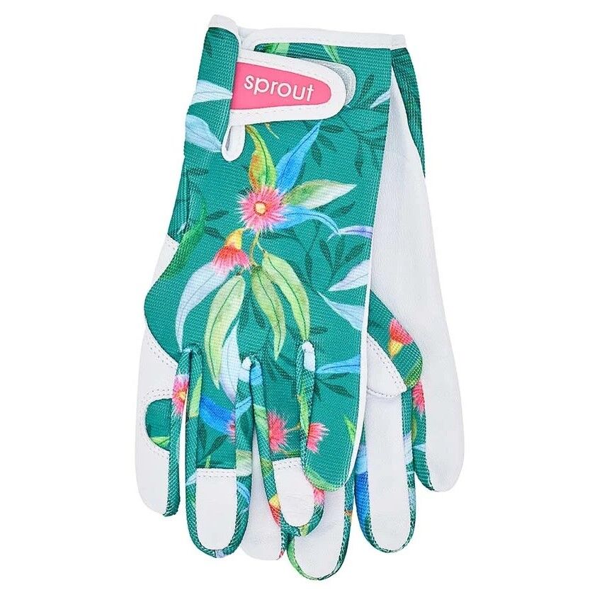 Sprout Goatskin Gardening Gloves - Gum Blossom
