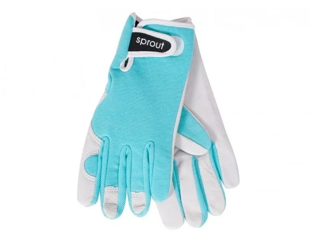Sprout Goatskin Gardening Gloves - Seaspray