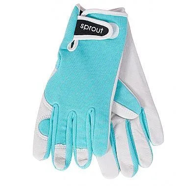 Sprout Goatskin Gardening Gloves - Seaspray