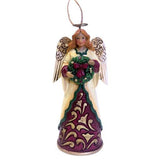 Jim Shore Heartwood Creek - Angel with Wreath Hanging Ornament